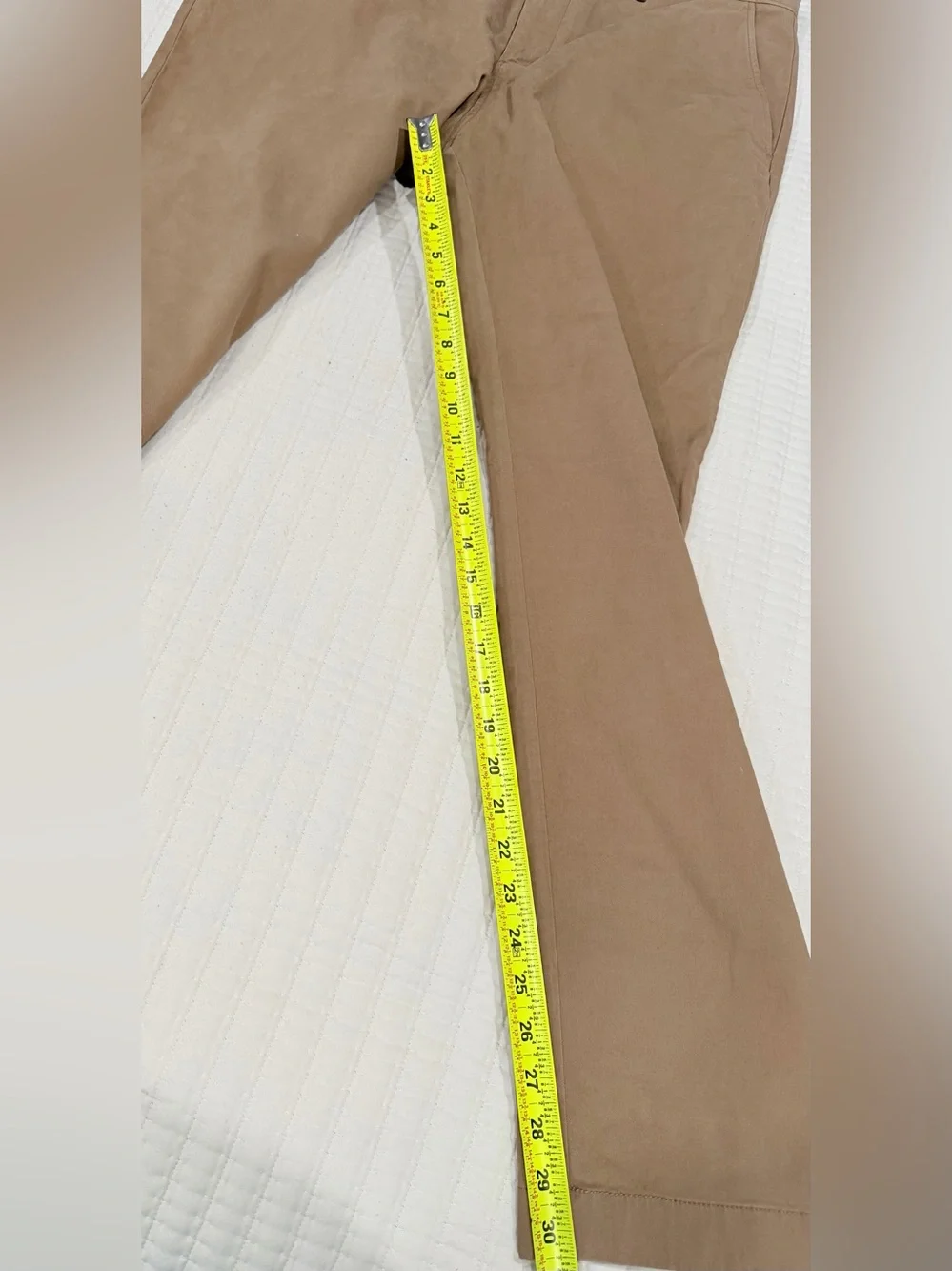 J. Crew Men's Straight Khaki Chinos in Beige